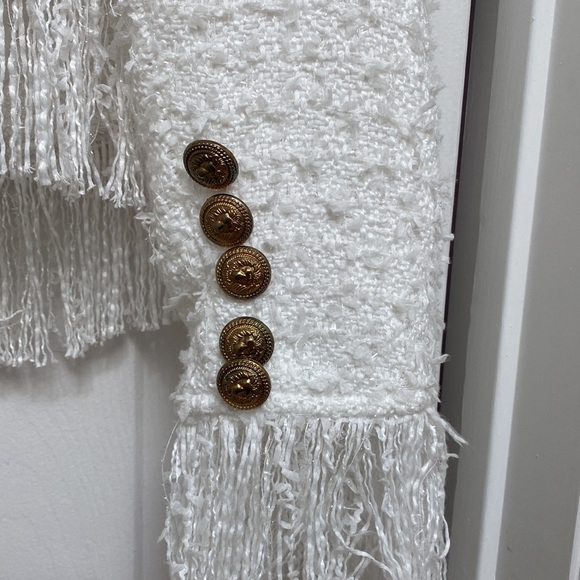 Designer inspired White Jacket - Picture 7 of 8